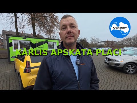 KĀRLIS APSKATA RĒZEKNES AUTO PLAČA PRECI 