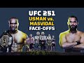 UFC 251: Kamaru Usman vs. Jorge Masvidal Staredowns Live Stream