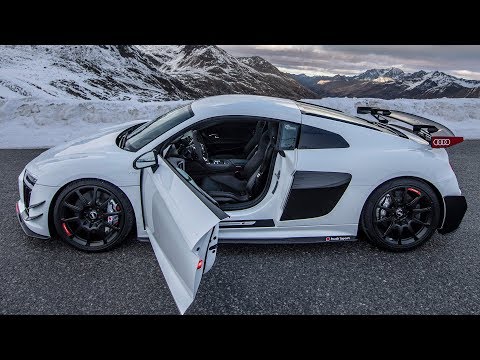 WOW! 2018 AUDI R8 V10 PERFORMANCE PARTS climbing the ALPS - Amazing footage - Limited edition
