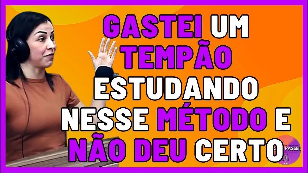 Porque Ela Perdeu Tempo com Esse Método de Estudo Para Concurso Público