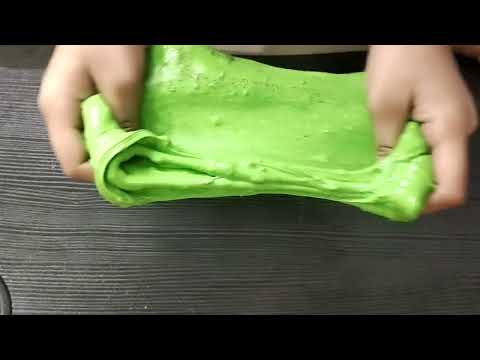 Christmas Grinch slime