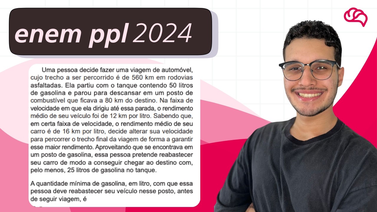 Resolução em Vídeo — Questão 173 ENEM 2024 PPL