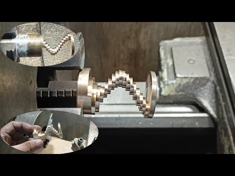 Making a crazy part on the lathe/ Manual machining@danielteam6893