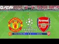 FC 24 | Manchester United vs Arsenal - UCL UEFA Champions League - PS5™ Full Gameplay