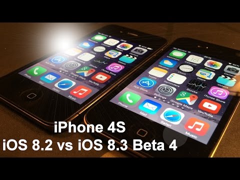 iOS 8.3 Beta 4 vs iOS 8.2 iPhone on 4S