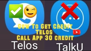 How To Get Credit Telos App  In Free Call ||Free Call Telos Me Credit Kaise Kare