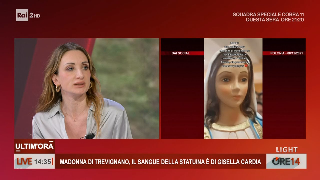 Madonna di Trevignano: il sangue della statuina è di Gisella Cardia - Ore 14 del 13/02/2025