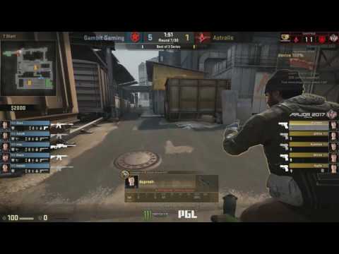 Astralis vs Gambit - de_train[map3] - Semi-final - PGL Major Krakow 2017