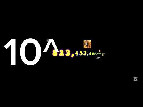 Numbers 1 to 10^10^303 with sound