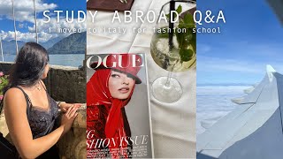 i moved to italy for fashion school / applying to polimoda, exchange c