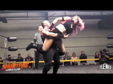 Vert Vixen vs Prince Adam - Sabotage Intergender Wrestling [FULL MATCH]