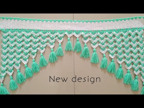 Gate parda design / toran design / crochet toran design #crochet #crochettoran
