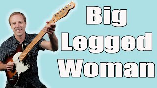 Freddie King Big Legged Woman Guitar Lesson + Tutorial