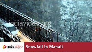 Breathtaking Snowfall at Manali