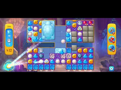 Fishdom gameplay level 2101