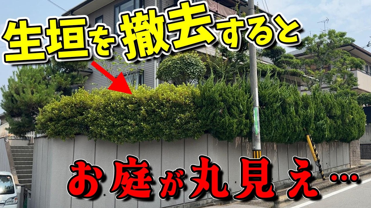 管理が大変だった生垣を撤去して、目線が入らないメンテ不要のお庭にリフォームしたら快適な暮らしに変わった【築20年越えのお庭リフォーム】