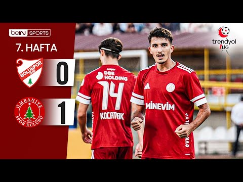 Boluspor (0-1) Ümraniyespor | 7. Hafta Maç ÖZETİ | Trendyol 1. Lig - 2025/26