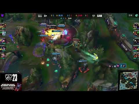 GAM vs. LLL - Game 1 *HIGHLIGHTS* | Play-In Stage | 2023 Worlds | GAM Esports vs LOUD (2023)