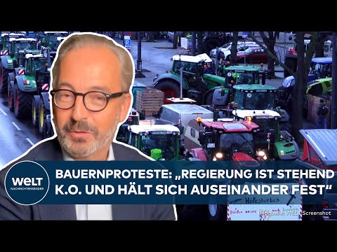 BAUERNWUT IN BERLIN: Ampel unter Druck! "Bauern mit dem Rücken zur Regierung" Wie es nun weitergeht