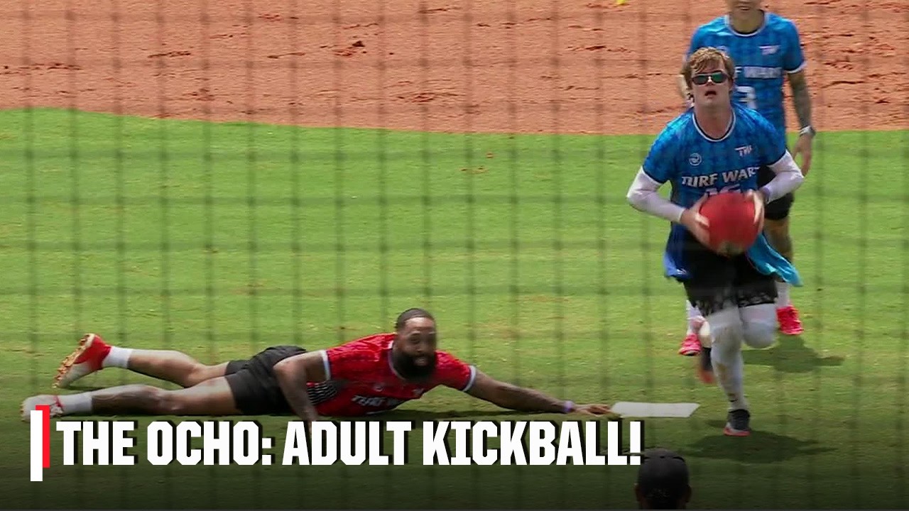 Adult Kickball: Red Reign vs. Blue Steel 🔥👀 | ESPN8: The Ocho