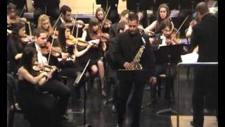 Ballade H. Tomasi saxophone alto et orchestre. Javier Carmona Pérez, carmonasax