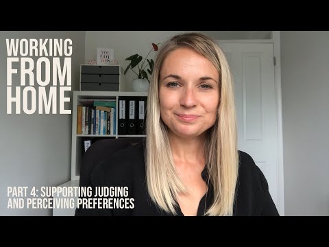 This video will introduce you to a fourth pair of MBTI preferences JUDGING and PERCEIVING and some tips on how to support someone with these preferences.