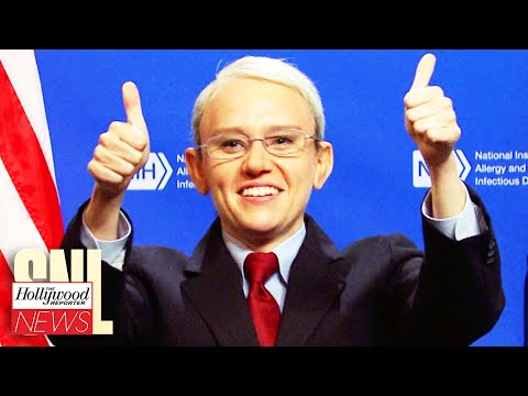 Kate McKinnon’s Fauci Tries to Explain New CDC Mask Rules on ‘SNL’ I THR News