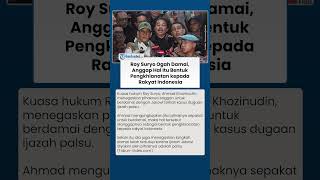 Tegas! Roy Suryo Ogah Damai dengan Jokowi, Sebut Pengkhianatan kepada Rakyat Indonesia