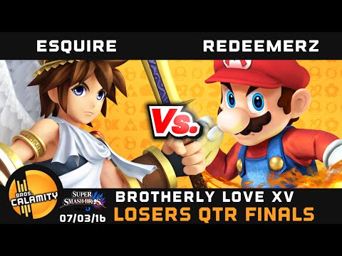 BL XV | Esquire (Pit, Mac) vs RedeemerZ (Mario) - Losers Qtr Finals - Smash Wii U