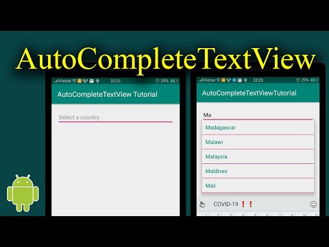 AutoCompleteTextView no Android - [Tutorial Android - #14]