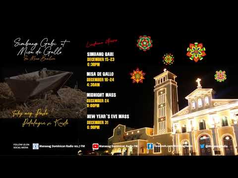 #1stDay of Simbang Gabi DECEMBER 15, 2020 / 6:30 P.M.