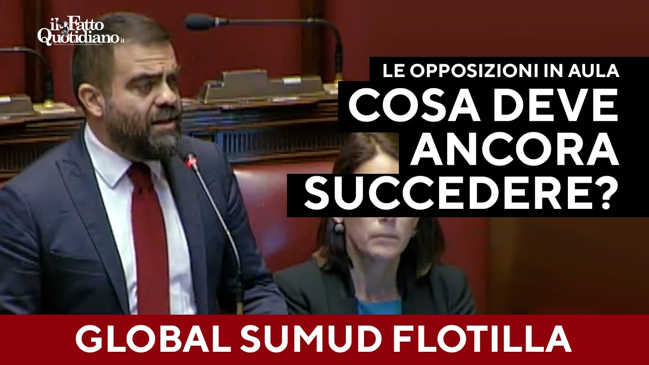 Flotilla, le opposizioni: "Atto ostile di Israele. Netanyahu criminale, Italia complice"