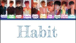 UP10TION 'Habit' Color Coded Lyrics [Han|Rom|Eng]