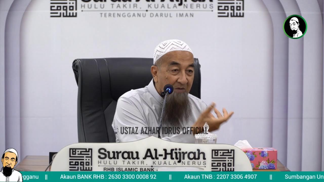 🔴 LiveUAI 08/04/2026 Kuliah Maghrib Ustaz Azhar Idrus | Surau Al-Hijrah Hulu Takir, Kuala Nerus