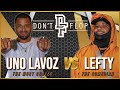 UNO LAVOZ 🇺🇸 Vs LEFTY 🇬🇧 | Hilarious Rap Battle | Don't Flop