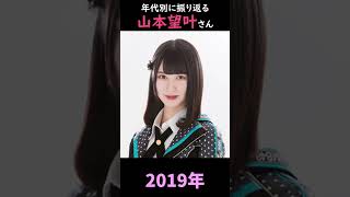 【NMB48】年代別に振り返る山本望叶さん【1分】#shorts
