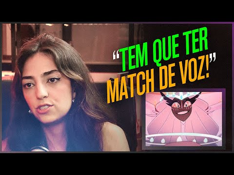 DUBLADORA DAS CANÇÕES DA SERA (HOTEL HAZBIN) fala sobre a ESCOLHA DE VOZES para CANÇÕES e DIÁLOGOS