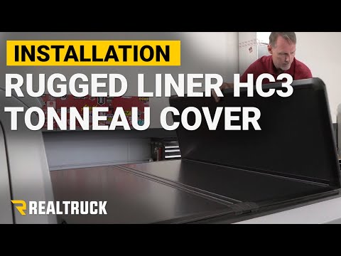 How to Install Rugged Liner HC3 Premium Hard Fold Tonneau Cover on a 2019 Chevy Silverado