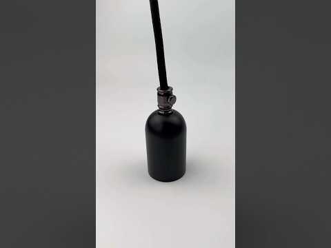 Металевий фіксатор проводу для стельової розетки й патронів Е27 і Е14 (графіт) Premium