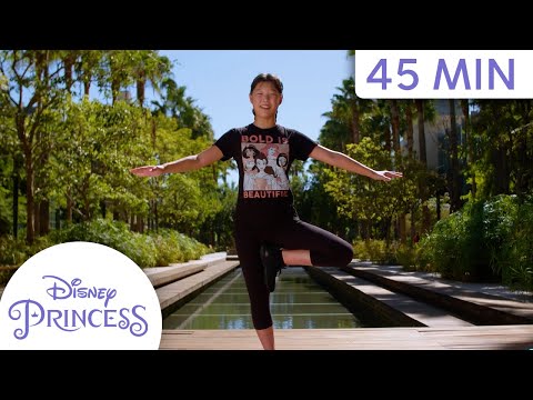 Yoga, Movement & Mindful Meditation - Disney Princess - YouTube