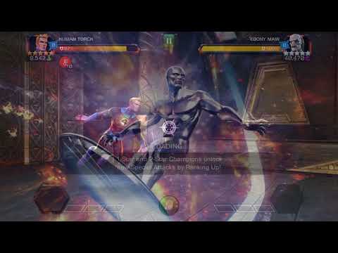 R4 Human Torch v Ebony Maw Variant 4