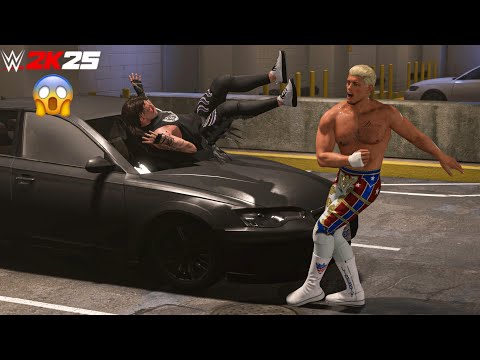 Cody Rhodes Destroys Dominik Mysterio at Backstage Brawl | WWE 2K25 Gameplay