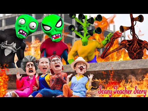 Nick Transformation Spiderman Vs Boss SpiderZombie | Scary Teacher 3D In Real Life