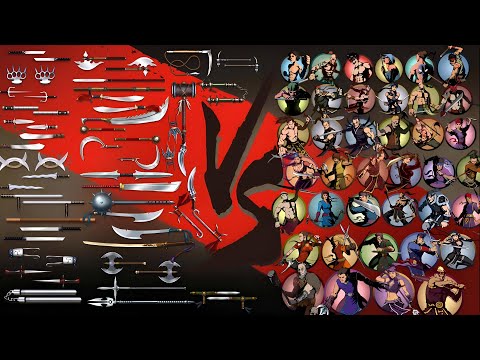 Shadow Fight 2 | Tournament Fighter Weapons Vs Tournament Fighters