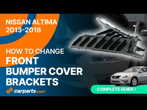 How to replace the Front Bumper Cover Brackets 2013-2018 Nissan Altima 🚗