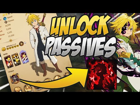 How To UNLOCK And USE Unit PASSIVES! Seven Deadly Sins Grand Cross