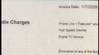 Fioptic TV - Understanding Your Bill