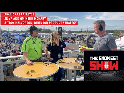 SnoWest Show Podcast 01 - Arctic Cat Catalyst and Heidi McNary / Troy Halvorson