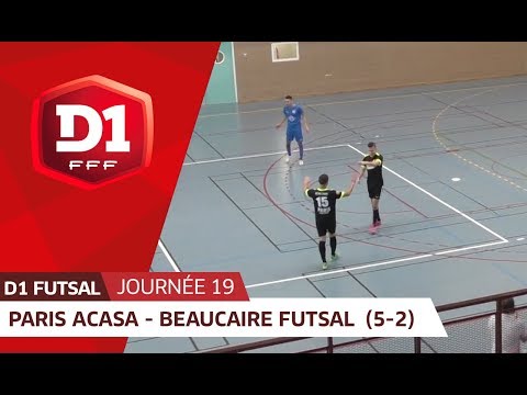 J19 : Paris ACASA - Beaucaire Futsal (5-2)