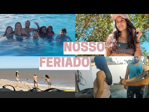 VLOG DO FERIADO: Piscina, Mar, Cortei o cabelo em casa, Terceira dose e mais❤️ | Rafaella Rodrigues